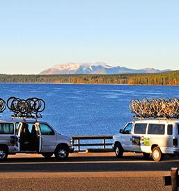 Two Support Vans